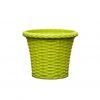 Lime Green Plastic Round Planter Pot will add an elegance to bedroom, living room, bathroom, kitchen, office desk or dining table. This tabletop grower planter is perfect for Indoor Plants. The bottom of the pot is provided with holes for drain purpose.