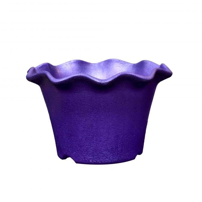 Medium Blue Dotted Ceramic Head Pot Online Trivandrum Garden Tech