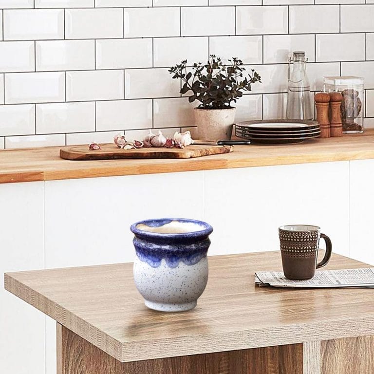 Blue and White Decorative Ceramic Pot Buy Online Trivandrum Gardentech