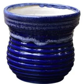 Blue Ceramic Pot